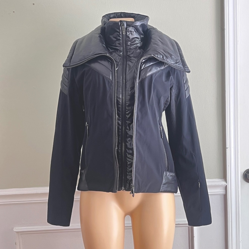 Spyder Ski Jacket Women 10 Primaloft Double Zip High Neck Gotpcore Luxury Resort